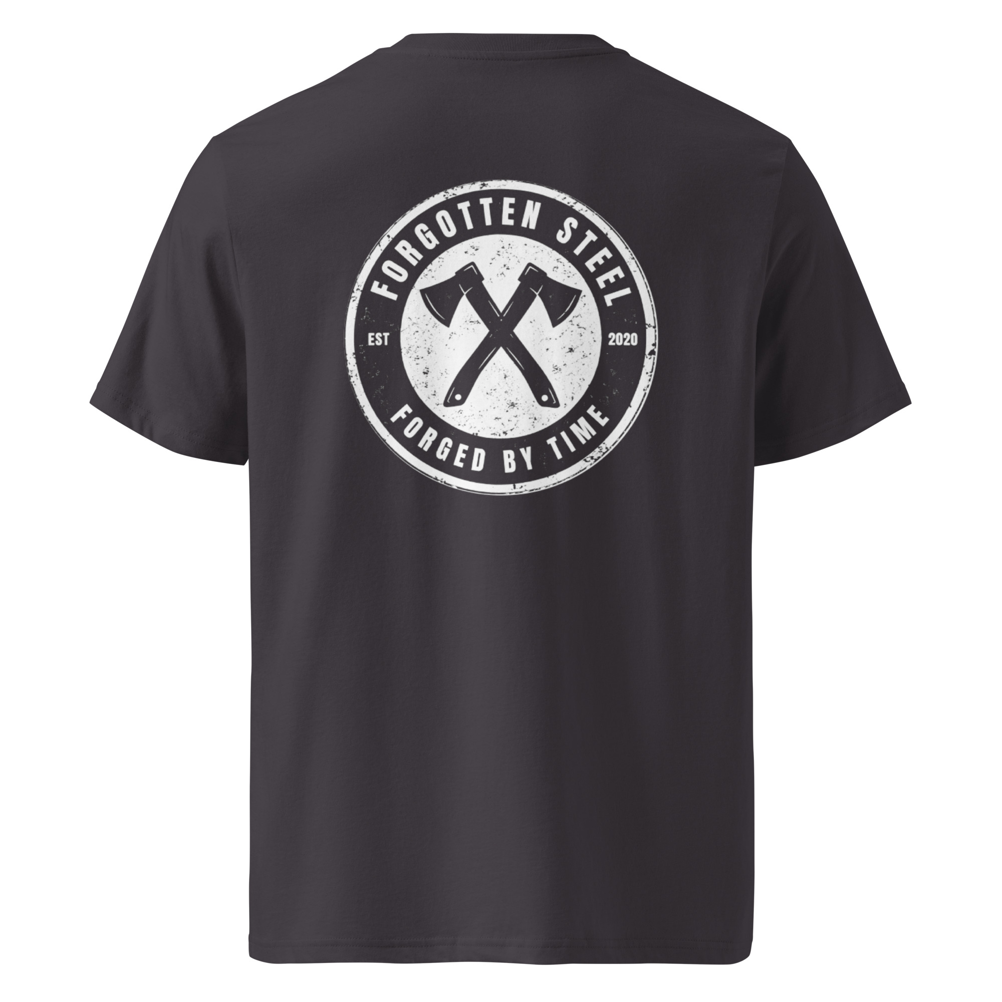 ORGANIC RIBBED NECK TEE - Image 3