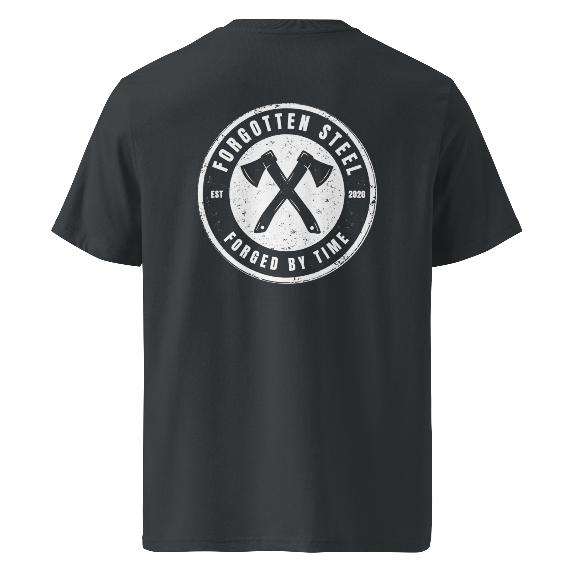 ORGANIC RIBBED NECK TEE - Image 6