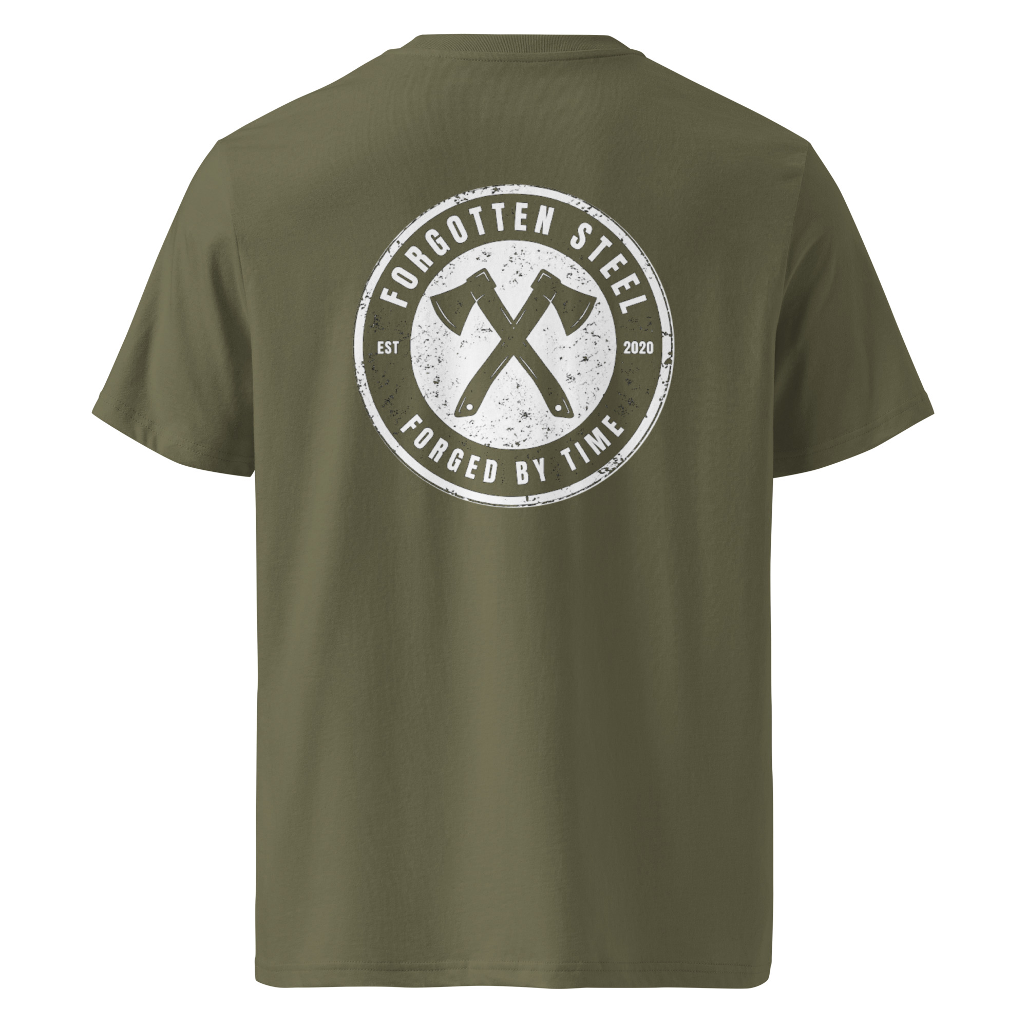 ORGANIC RIBBED NECK TEE - Image 2